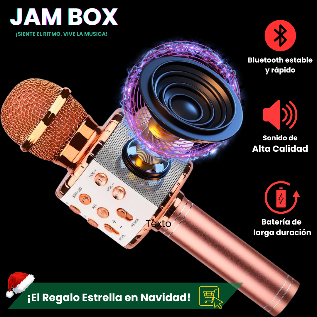JAM BOX || Micrófono Karaoke