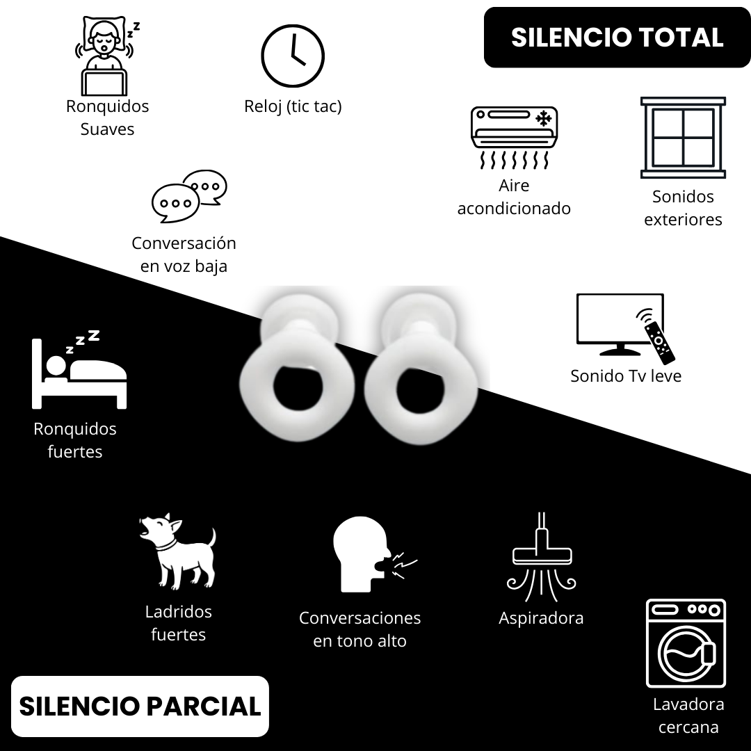 AURATECH: Tapones de oídos 35dB para dormir profundamente