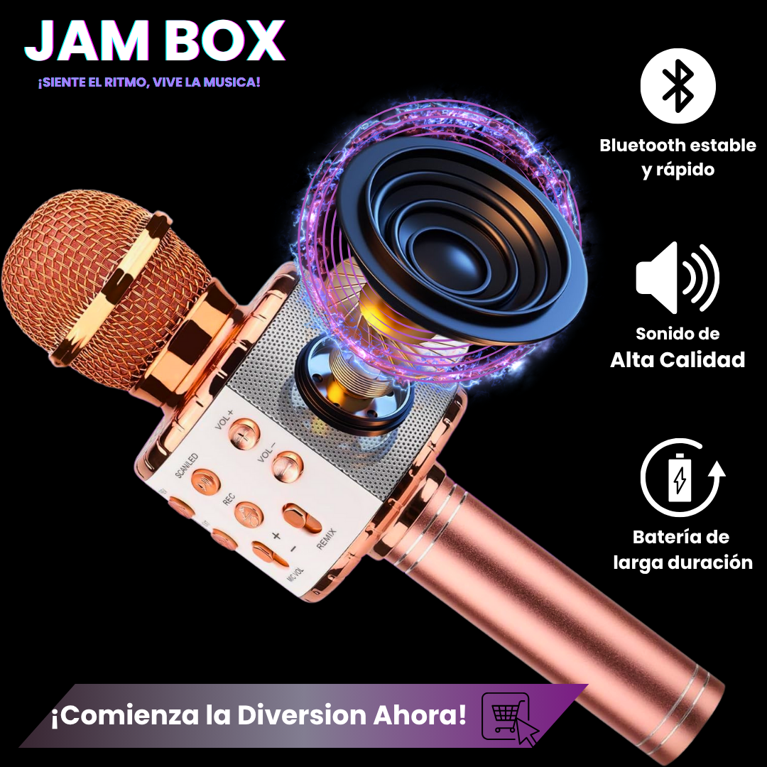 JAM BOX || Micrófono Karaoke